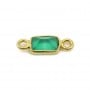 Intercalaire en Pierre de lune 5x13mm x1pc
