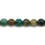 Azurite chrysocolle ronde 7mm x39cm