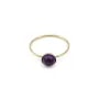 Bague en gold filled sertie pour cabochon rond 4mm x 1pc