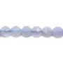 Calcédoine ronde facetté 4mm x 10pcs