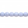 Chalcedony faceted round 6mm x 10 pcs