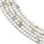 Howlite ronde  2mm x 40cm