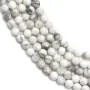 Holite Blanche ronde facette 3mm x 40cm