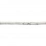 Howlite blanche tube 4x13mm x 8pcs.