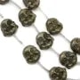 Pyrite boudhha 18mm x 40cm 