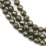 Pyrite Ronde Facette 8mm x 40cm 