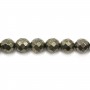 Pyrite Ronde Facette 10mm x 40cm 
