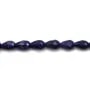 Sodalite goutte facette 5x8mm x 40cm