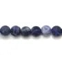 Sodalite mat round 6mm x 10 pcs