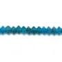 Apatite rondelle boulier facette 2x3mm sur fil 39cm