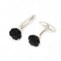 Broche en nacre blanche fille 30x84mm x 1pc
