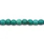 Turquoise traité verte ronde 3mm x 20pcs