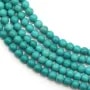 Turquoise traité verte ronde 3mm x 40cm