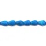 Turquoise reconstitué goutte 5x8mm x 40cm