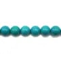 Howlite teinté turquoise ronde 8mm x 40cm
