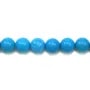 Turquoise  reconstitué  Ronde 12mm x 40cm