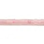 Quartz rose, en forme de rondelle, 2x4.5mm x 39cm