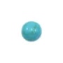 Cabochon reconstituated turquoise round 12mm x 4 pcs