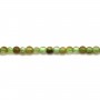 Grenat vert rond 3mm x 40cm
