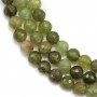 green Garnet  Round faceted 6mm x 40cm