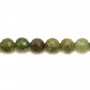 green Garnet  Round faceted 6mm x 40cm