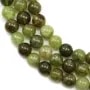 Grenat vert rond 8mm x 40cm