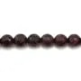 Grenat Rond Facette  4mm x 10pcs