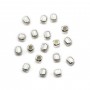 Cubo espaciador 2.5mm plata 925 x 10pcs