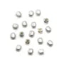 Intercalaire cube 3.5mm en argent 925 x 4pcs