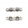 Cache noeuds 3 mm en Argent 925 x10  