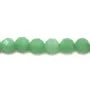Angélite verte ronde facettée 4mm x 39cm