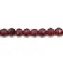 Grenat Faceted roundel 1.7x1.8mm x 33 cm