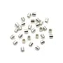925 silver crimp tubes 2x2mm x 30pcs
