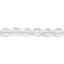 Cristal de roche Ovale Facette 8x10mm x 40cm