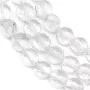 Rock Crystal Quartz Faceted Flat Round 10mm x 40cm