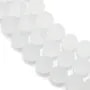 Cristal de roche ronde matte 10mm x 40cm