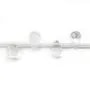 Cristal de roche Goutte Facette 6x9mm x 40cm