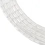 Cristal de roche tube 2x4mm x 40cm