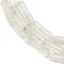 Cristal de roche, en forme de tube 4x13mm x 40cm