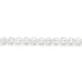 Cristal de roche rond facetté sur fil 4mm x 40cm