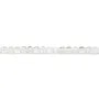 Cristal de roche rond plat facette 2mm x 40cm