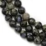 Opal grise ronde 8mm x 40cm
