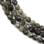 Opal grise ronde facette 4mm x 40cm