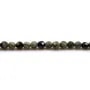 Opal grise ronde facette 4mm x 40cm