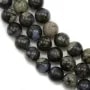 Opal grise ronde 10mm x 40cm