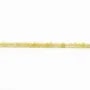 Opale jaune rond facette 2mm x 40cm