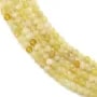 Opale jaune rond facette 2mm x 40cm