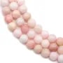 Opale Rose rond 6mm x 40cm