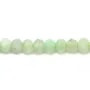 Opale vert rondelle facette 2x3mm x 40cm