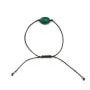 Bracelet cordon Agate verte